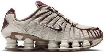 Nike Shox TL Sneakers Dames Light Bone Burgundy Crush Synthetisch & Mesh - Foto 3
