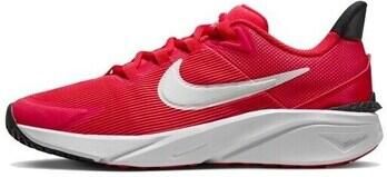 Nike star runner 4 hardloopschoenen rood wit kinderen - Foto 3