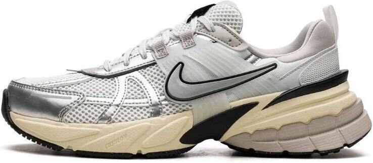 Nike Schoenen V2K Run Summit White Pure Platinum Light Iron Ore Metallic Silver- Dames Summit White Pure Platinum Light Iron Ore Metallic Silver - Foto 6