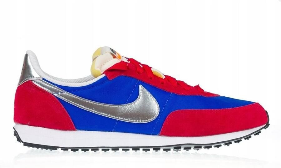 Nike Waffle Trainer 2 SP Heren Sneakers Sport Casual Schoenen Blauw Rood DC2646 - Foto 2