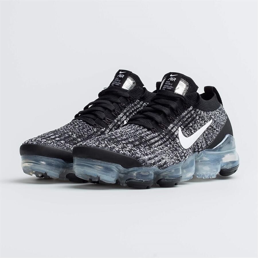 Nike Air VaporMax Flyknit 3 Damesschoen Black Metallic Silver White White Dames - Foto 2