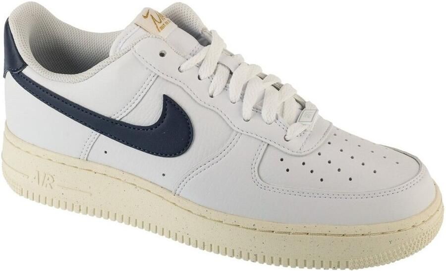 Nike Damesschoenen Air Force 1 '07 Next Nature White Pale Ivory Metallic Gold Obsidian- Dames White Pale Ivory Metallic Gold Obsidian - Foto 6