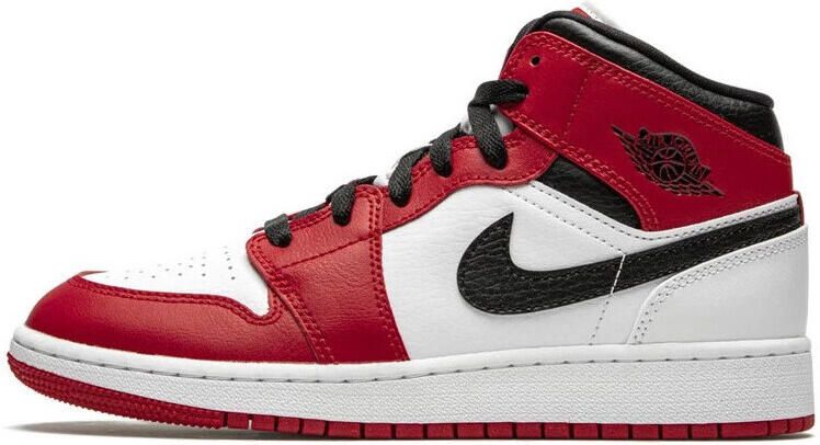 Jordan Mid Chicago White 2020 Sneaker Rood Heren - Foto 3