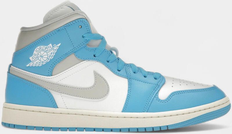 Nike Hoge Sneakers 1 Mid Dark Powder Blue White Sail Neutral Grey ( 's) - Foto 2