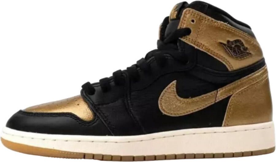 Jordan Aj1 Retro High Og Schoenen Zwart Maat: 40.5 Leer Foot Locker