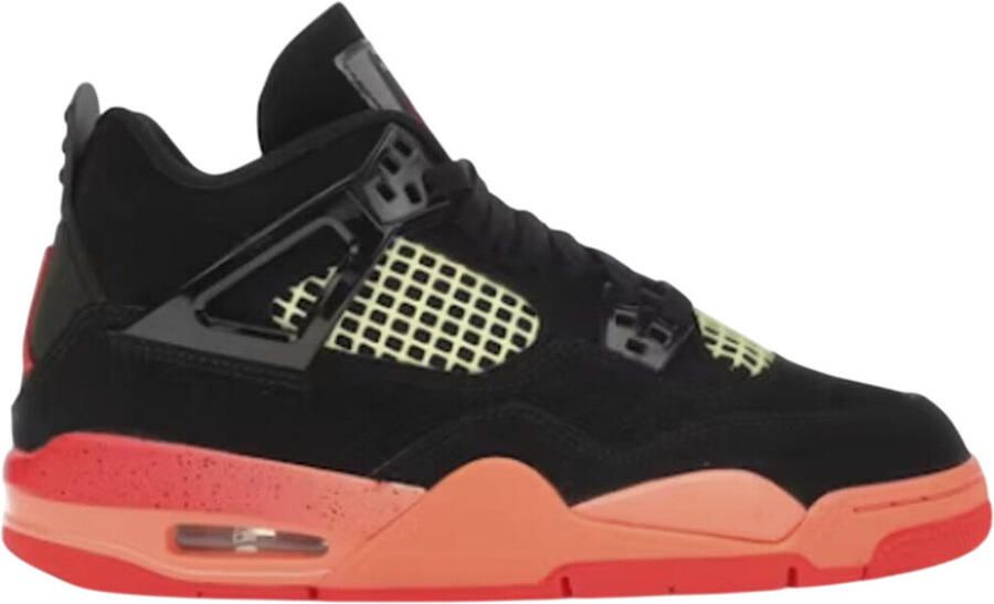 Nike Sneakers 4 Retro Black Infrared Barely Volt (GS)