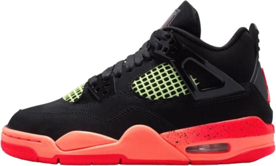 Nike Sneakers 4 Retro Black Infrared Barely Volt