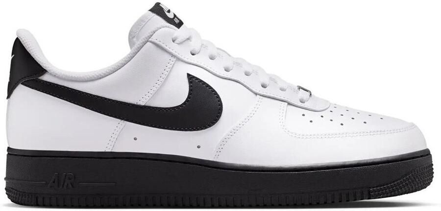 Nike Air Force 1 Low '07 White Black Sneakers Unisex Wit Zwart - Foto 2