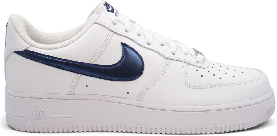 Nike Air Force 1 Low '07 LV8 Team USA World Cup Sneakers Unisex Wit Navy