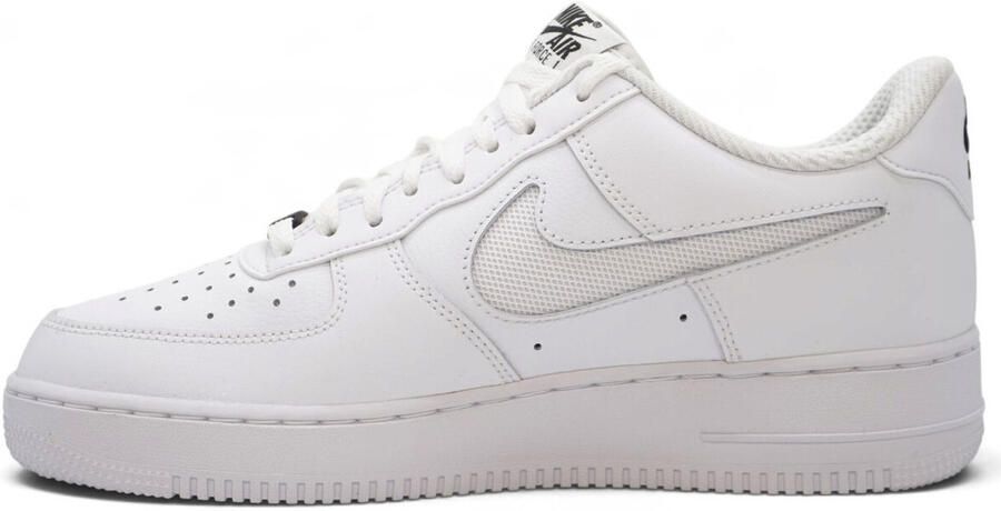 Nike Air Force 1 '07 LV8 Sneakers White Black Reflect Silver Wit Zwart Zilver Air Force 1 Lifestyle Heren - Foto 2