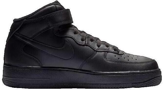 Nike Air Force 1 Mid 07 Triple Black Heren Sneakers Schoenen Zwart CW2289