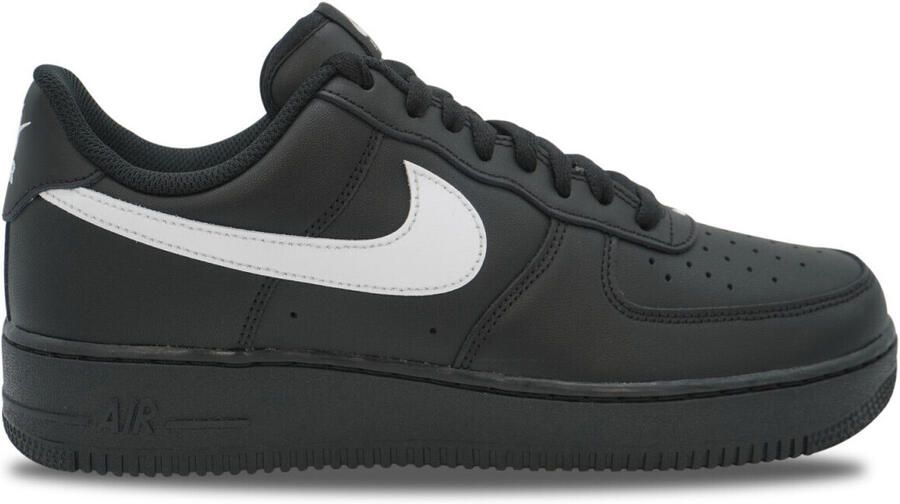 Nike Herenschoenen Air Force 1 '07 Black Black White- Heren Black Black White - Foto 5