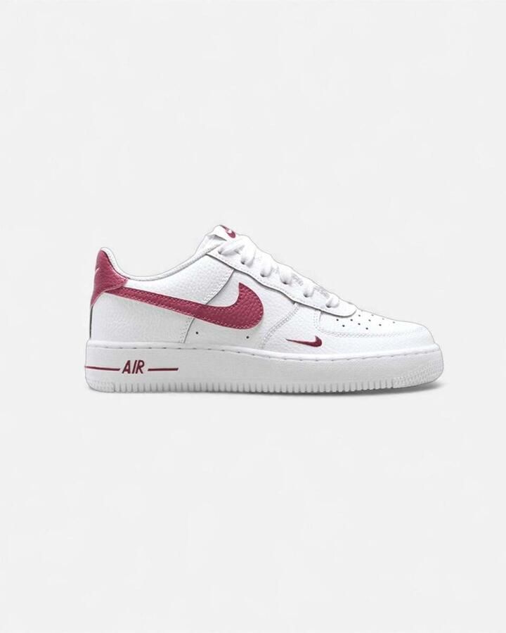 Nike Sneakers Air Force 1 Ms GS White Sweet Beet