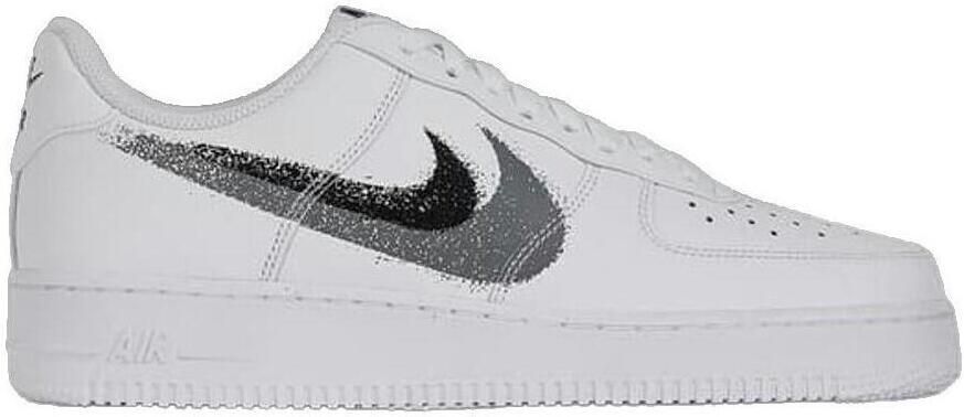 Nike Air Force 1 Low 07 Spray Paint Swoosh Sneakers Schoenen Wit Limited Edition - Foto 5