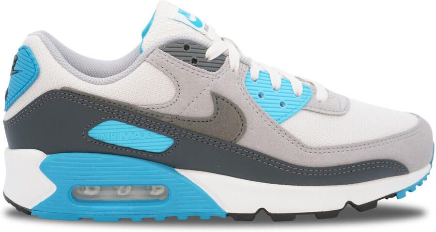 Nike Air Max 90 Blue Lightning Sneakers Unisex Wit Grijs Blauw - Foto 4