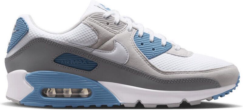 Nike Sneakers Air Max 90 White Light Grey Blue