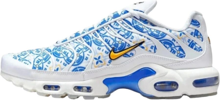 Nike Tuned Sneakers Wit Mesh Synthetisch