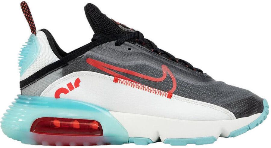 Nike Wmns Air Max 2090 Black Chile Red Bleached Aqua Schoenmaat 36 1 2 Sneakers DA4292 001