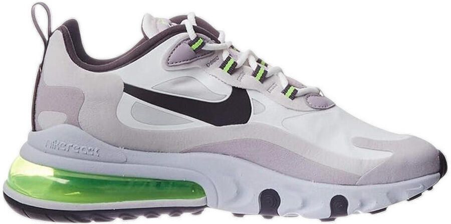 Nike Air Max 270 React sneakers wit fluor groen lichtgrijs