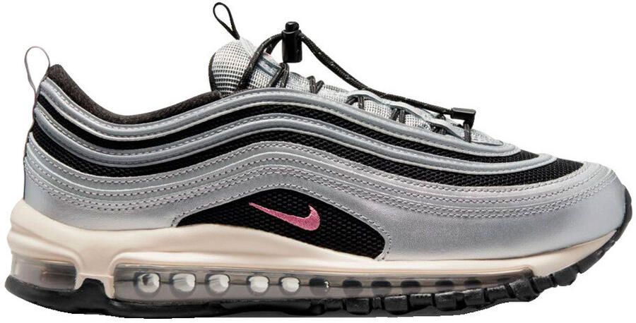 Nike Wmns Air Max 97 Running Schoenen black desert berry metallic silver maat: 41 beschikbare maaten:36.5 37.5 38.5 39 40.5 41 - Foto 3
