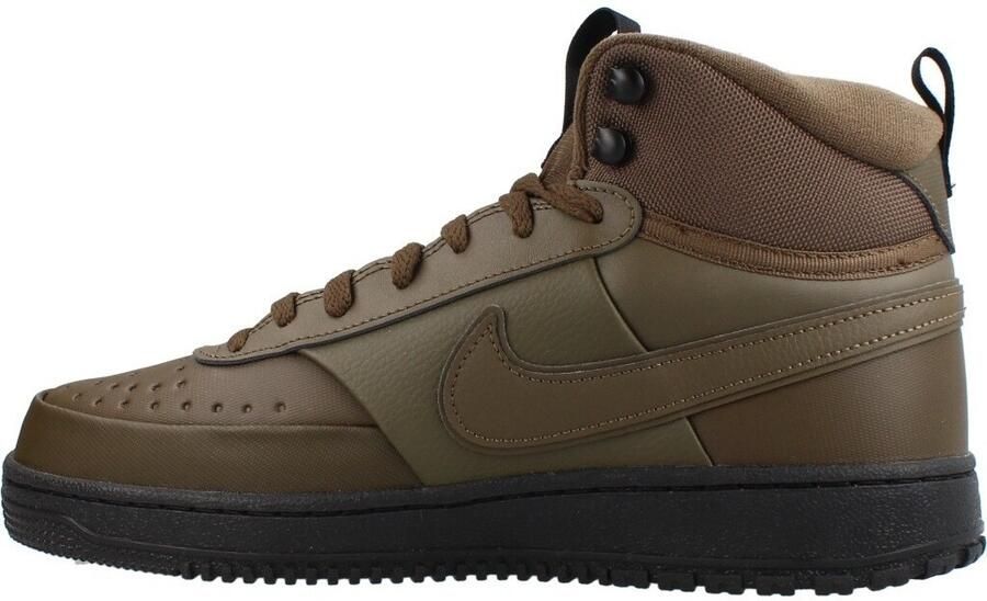 Nike Court Vision Mid Winter Sneakers bruin zwart