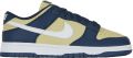 Nike Damesschoenen Dunk Low Midnight Navy Team Gold White- Dames Midnight Navy Team Gold White - Blauw