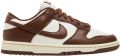 Nike Cacao Wow Dunk Low Blue Airbrush Sneakers Brown - Wit