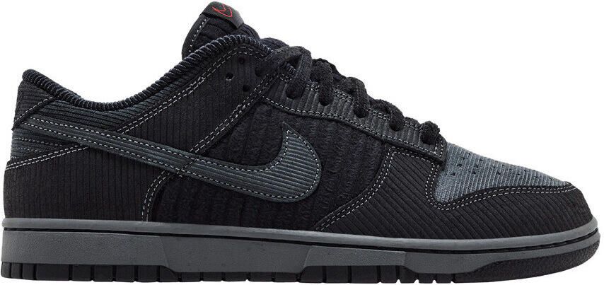 Nike Sneakers Dunk Low Retro Premium Black Corduroy