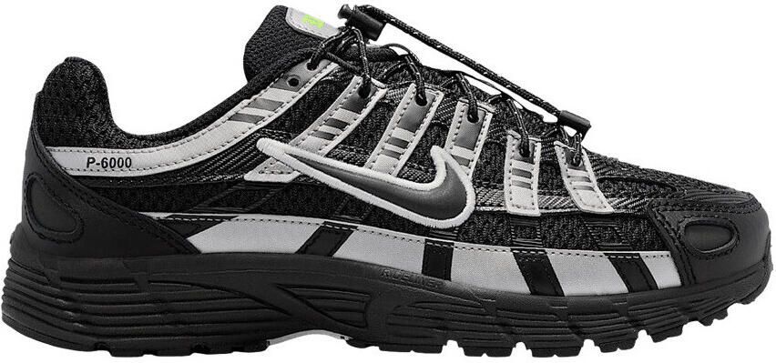 Nike Sneakers P-6000 Black Metallic Silver Volt Ice (GS)