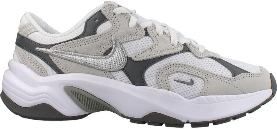 Nike Damesschoenen AL8 White Smoke Grey Black Metallic Silver- Dames White Smoke Grey Black Metallic Silver