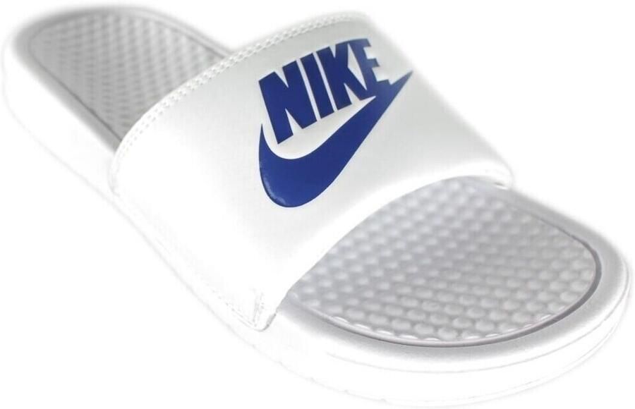 Nike Benassi JDI Slipper voor heren White White Varsity Royal Heren - Foto 2