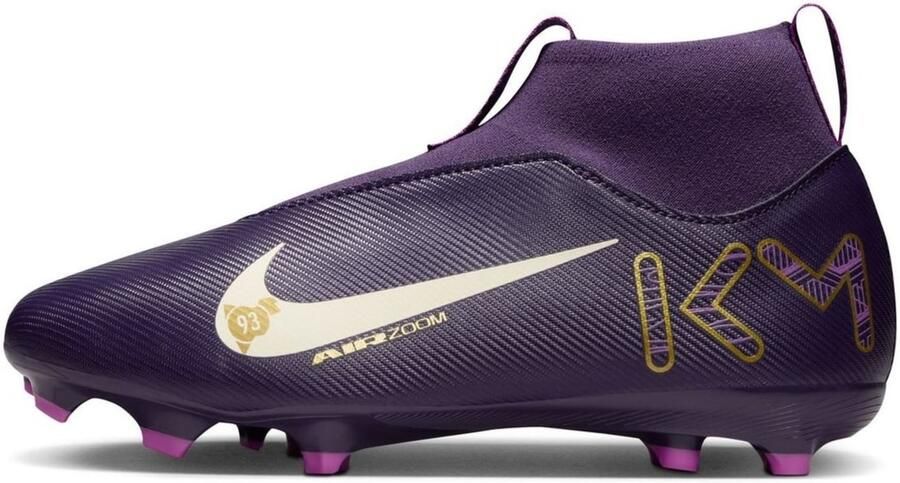 Nike Jr. Mercurial Superfly 10 Academy 'Kylian Mbappe' Voetbalschoenen Grand Purple Pale Ivory Paars Wit Mercurial Superfly Voetbal Kinder Voetbalschoenen Doos zonder deksel
