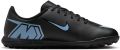 Nike Low-top voetbalschoenen voor kleuters kids (turf) Jr. Mercurial Vapor 16 Club Zwart - Zwart