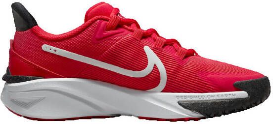 Nike star runner 4 hardloopschoenen rood wit kinderen - Foto 5