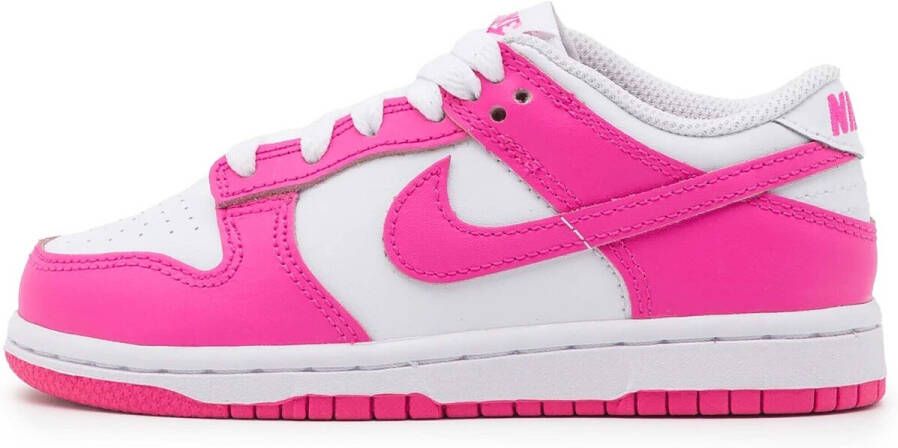 Nike Dunk Unisex Schoenen Wit Maat: 33.5 Leer Foot Locker