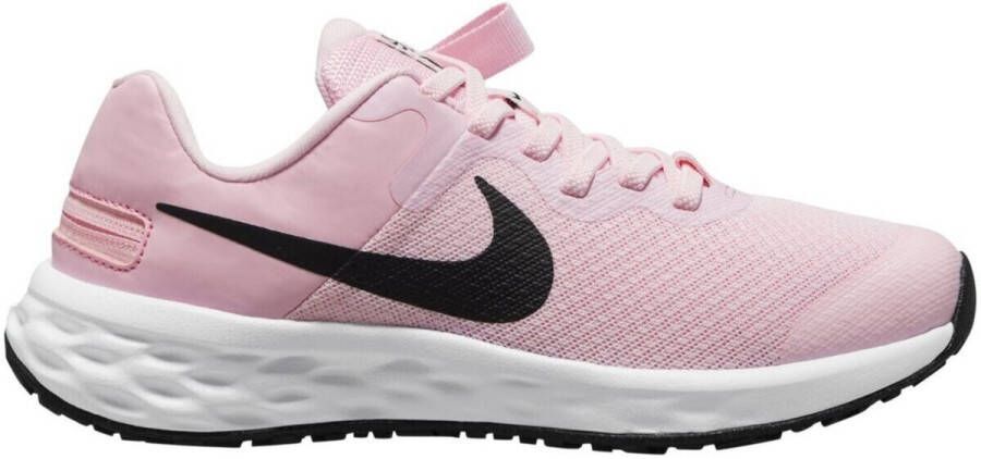 Nike Revolution 6 FlyEase Eenvoudig aan en uit te trekken hardloopschoenen voor kids (straat) Roze - Foto 3