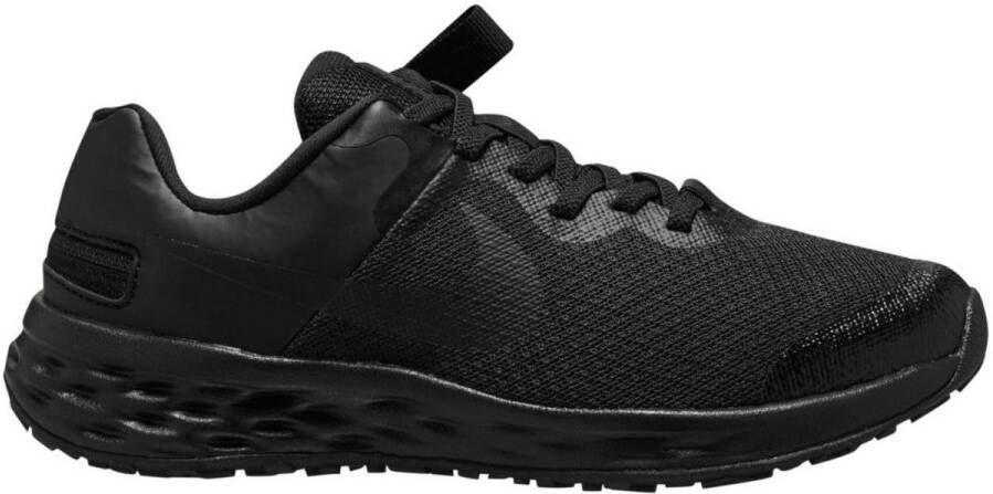 Nike Revolution 6 FlyEase Eenvoudig aan en uit te trekken hardloopschoenen voor kids (straat) Zwart - Foto 5
