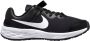 Nike Revolution 6 FlyEase Eenvoudig aan en uit te trekken hardloopschoenen voor kids (straat) Zwart - Thumbnail 10