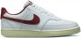 Nike Court Vision Low Next Nature Sneakers Wit Rood Unisex - Thumbnail 2