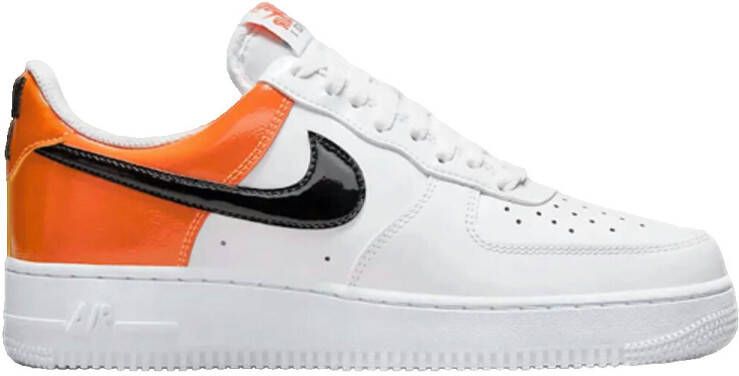 Nike Air Force 1 '07 White Brilliant Orange Black - Foto 2