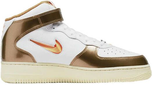 Nike Air Force 1 Mid QS Heren Sneakers Schoenen Leer DH5623 - Foto 8