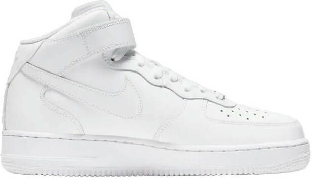Nike Air Force 1 Mid LE Triple White Sneakers Kinderen White White White - Foto 3
