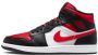 Jordan Nike Air 1 Mid (GS) White Gym Red-Black DJ4695 122 EUR - Thumbnail 3