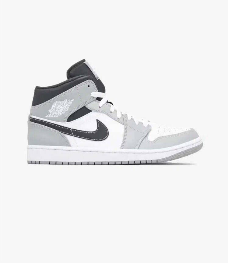 Nike Sneakers Air Jordan 1 Mid Light Smoke Grey Anthracite