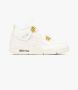Nike Lage Sneakers Jordan 4 Retro Metallic Gold (Womens) - Thumbnail 2
