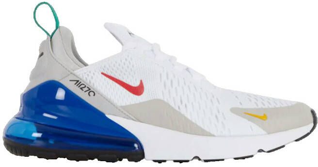 Nike Air Max 270 Heren Sneakers Sportschoenen Schoenen Wit-Blauw DV3731 - Foto 3