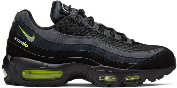 Nike Sneakers Air Max 95 Retro Logo Black Grey Volt