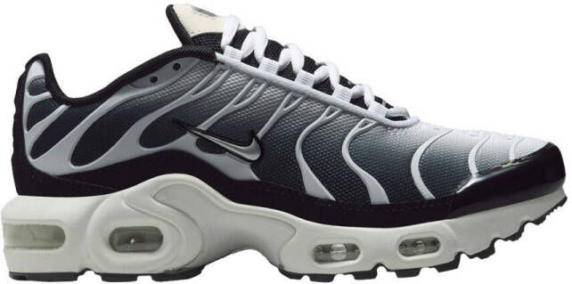 Nike Sneakers Air Max Plus Black White Sail Metallic Cool Grey (GS)