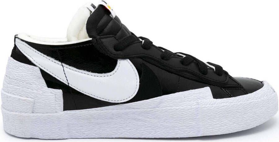 Nike Sneakers Blazer Low X Sacai Blk Patent Leather Nero