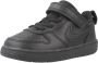 Nike court borough low recraft classic sneakers zwart kinderen - Thumbnail 2